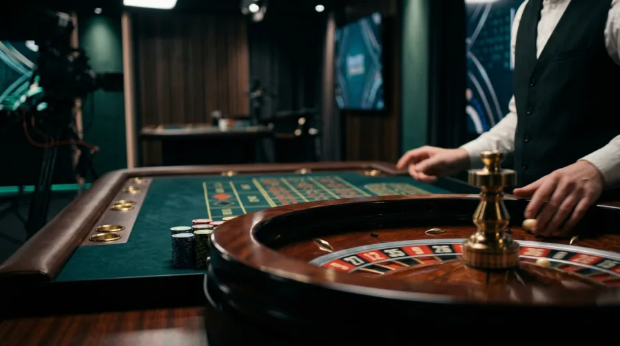 Live dealer tables and HD casino studio streaming